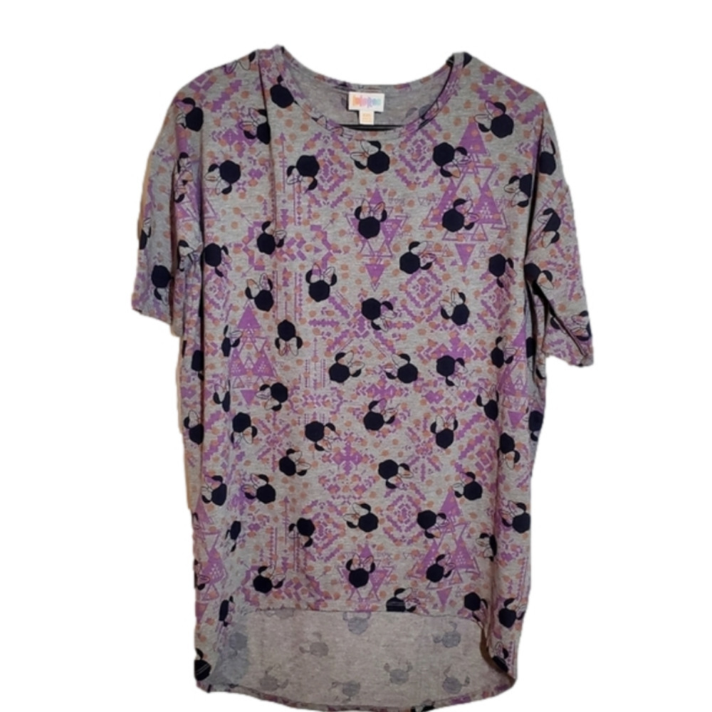 Lularoe Mini Mouse Disney Geometric Irma Top